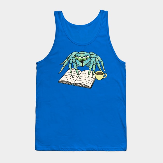 Cute Jumping Spider Tank Top by Tamara Lance